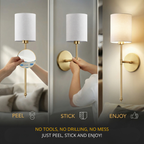 WIRELESS STUDIO WALL SCONCES (SET OF 2)