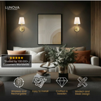 WIRELESS DAWN WALL SCONCES (SET OF 2)