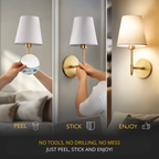 WIRELESS DAWN WALL SCONCES (SET OF 2)