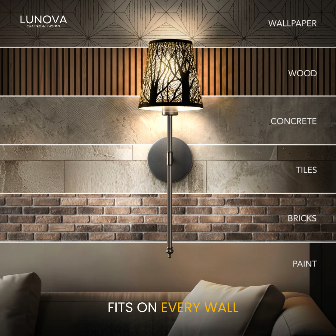 WIRELESS METAL WALL SCONCES (SET OF 2)