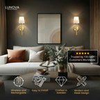 WIRELESS MODERN WALL SCONCES