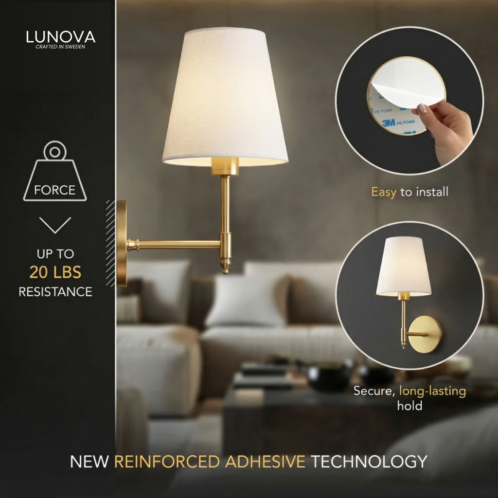 WIRELESS DAWN WALL SCONCES (SET OF 2)