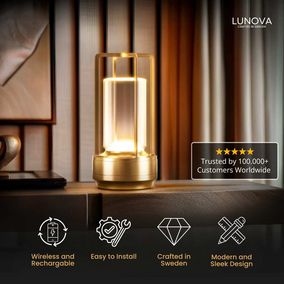 WIRELESS RETRO TABLE LAMP